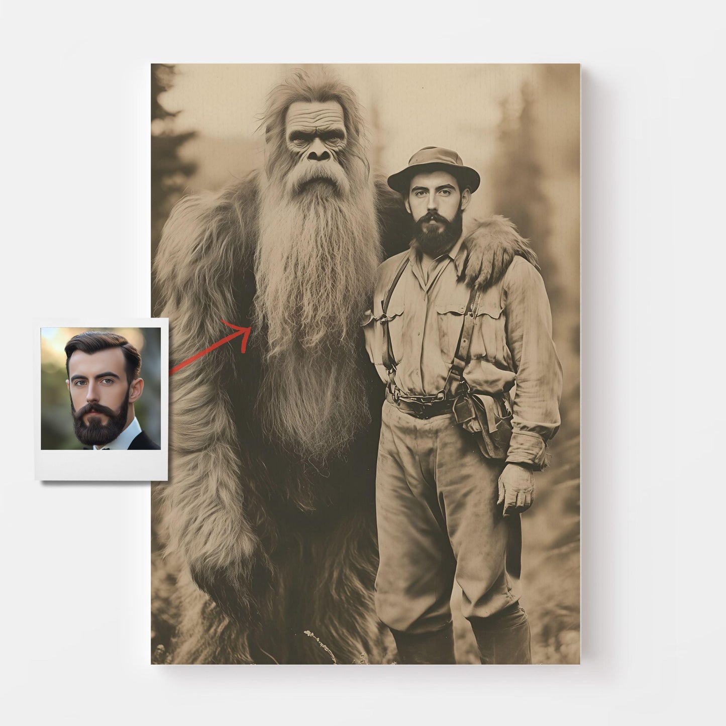 The Bigfoot Explorer - Hystoriq Portraits