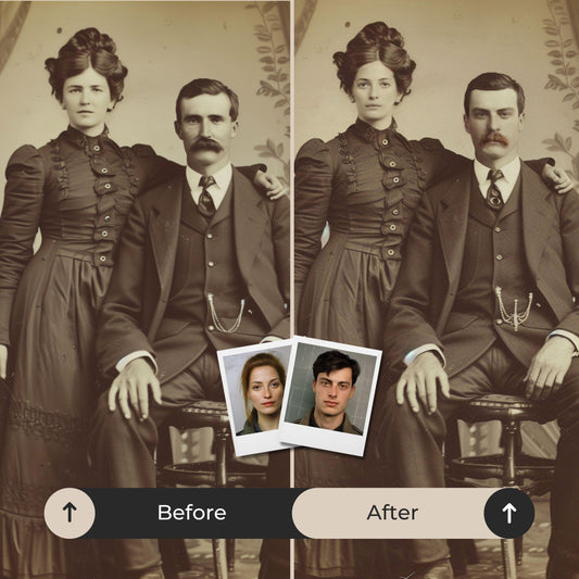 The Victorian Pair - Hystoriq Portraits