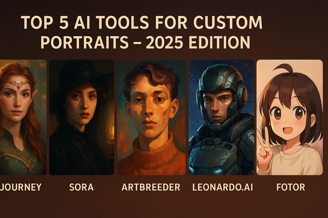 Top 5 AI Tools for Creating Stunning Custom Portraits in 2025