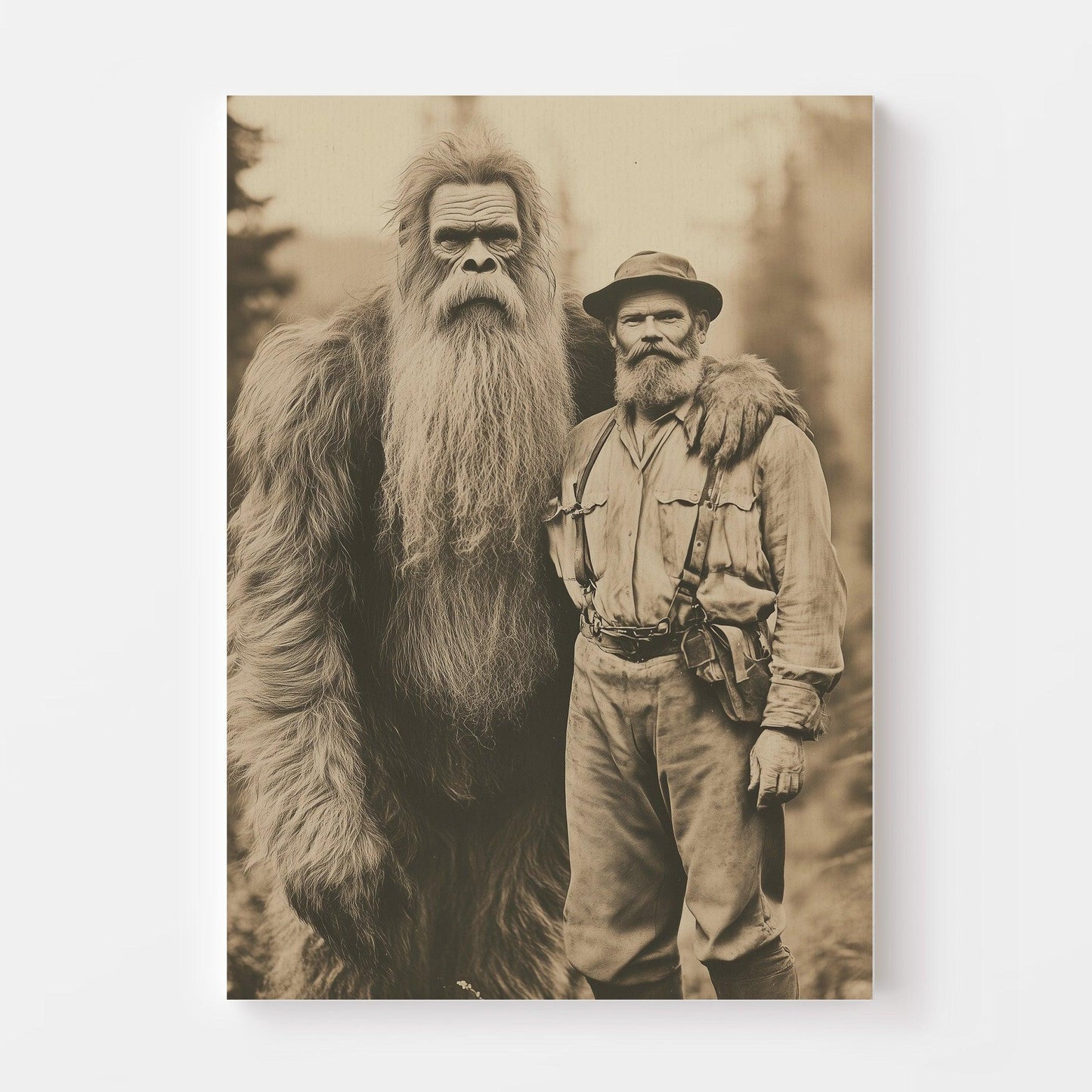 The Bigfoot Explorer - Hystoriq Portraits