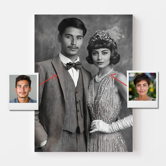 The Art Deco Elegance - Hystoriq Portraits