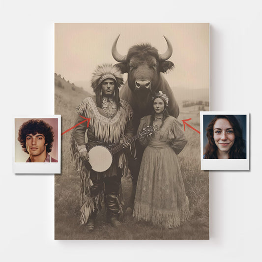 The Buffalo's Companions - Hystoriq Portraits