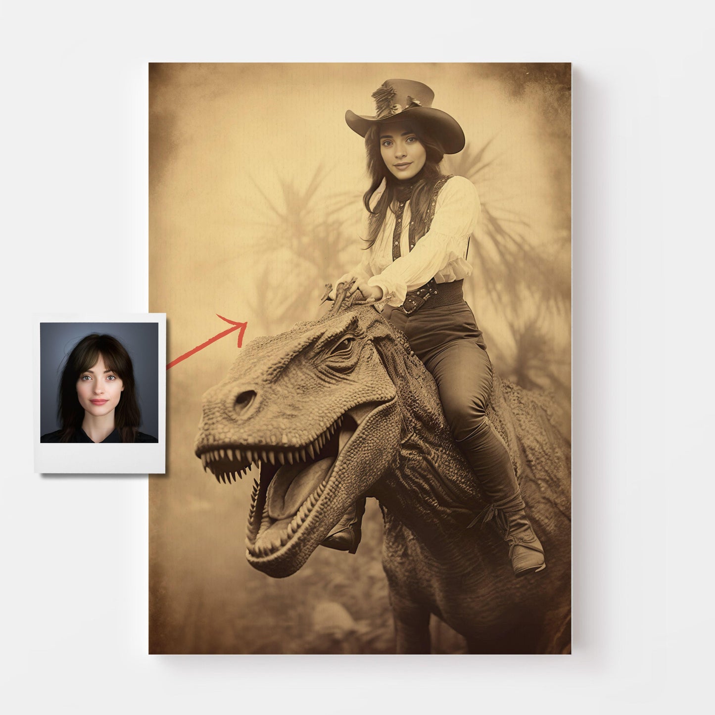 The Dino Cowgirl - Hystoriq Portraits