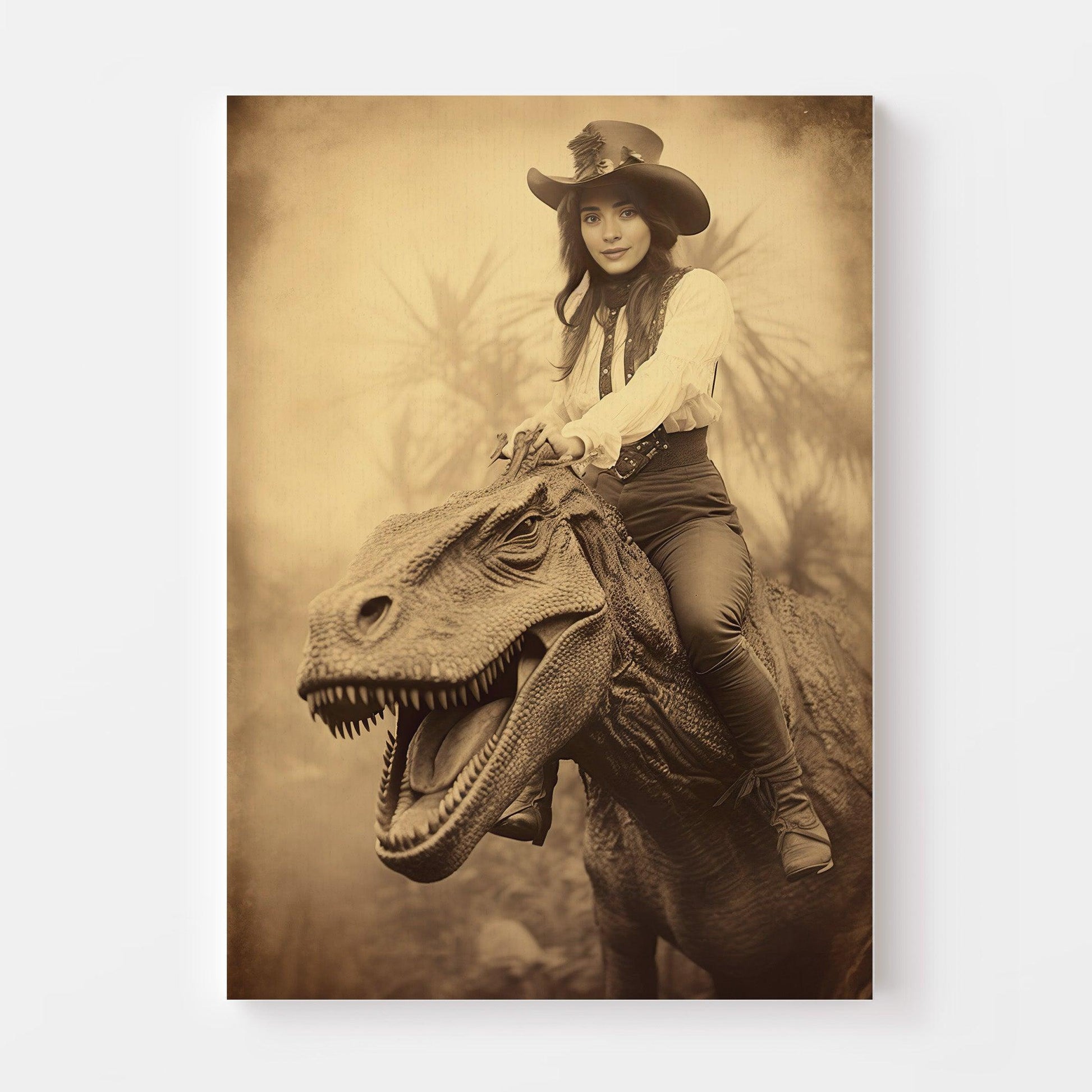 The Dino Cowgirl - Hystoriq Portraits