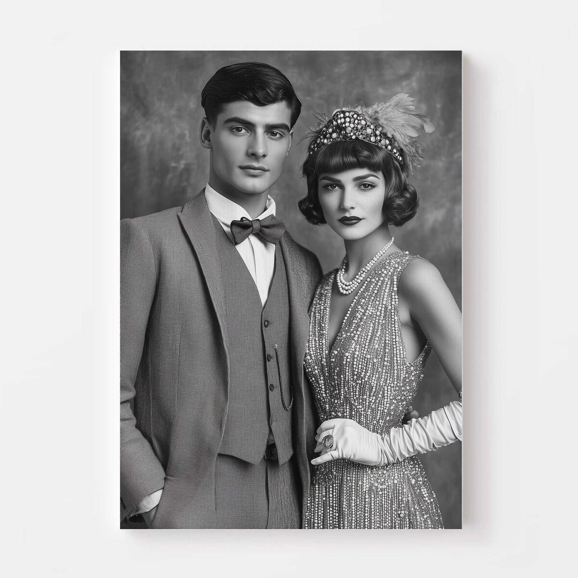 The Art Deco Elegance - Hystoriq Portraits